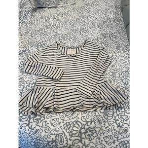 Free People We the Free Knits Peplum top Sz M